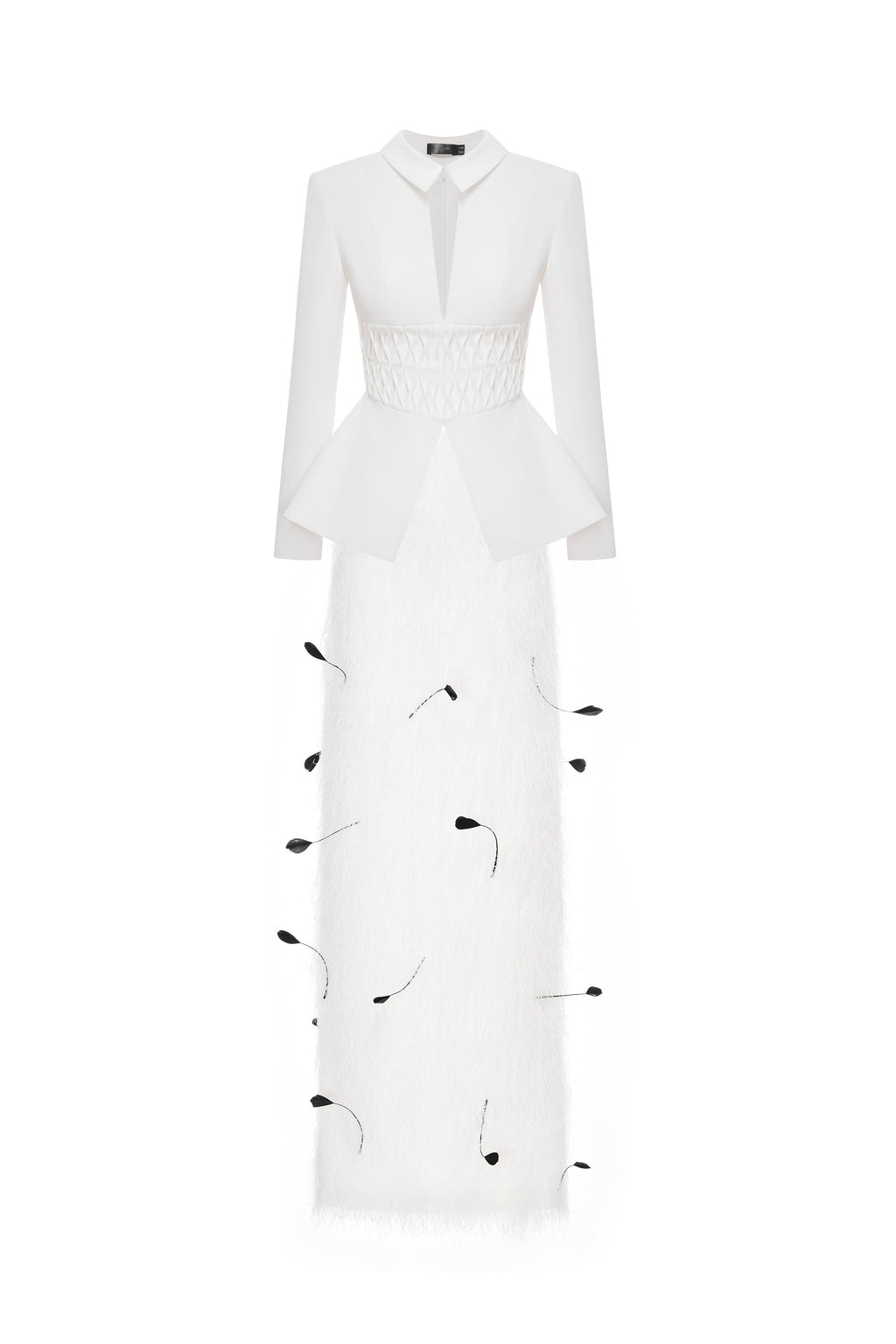 Kellie Feather Embellished Tailored Set