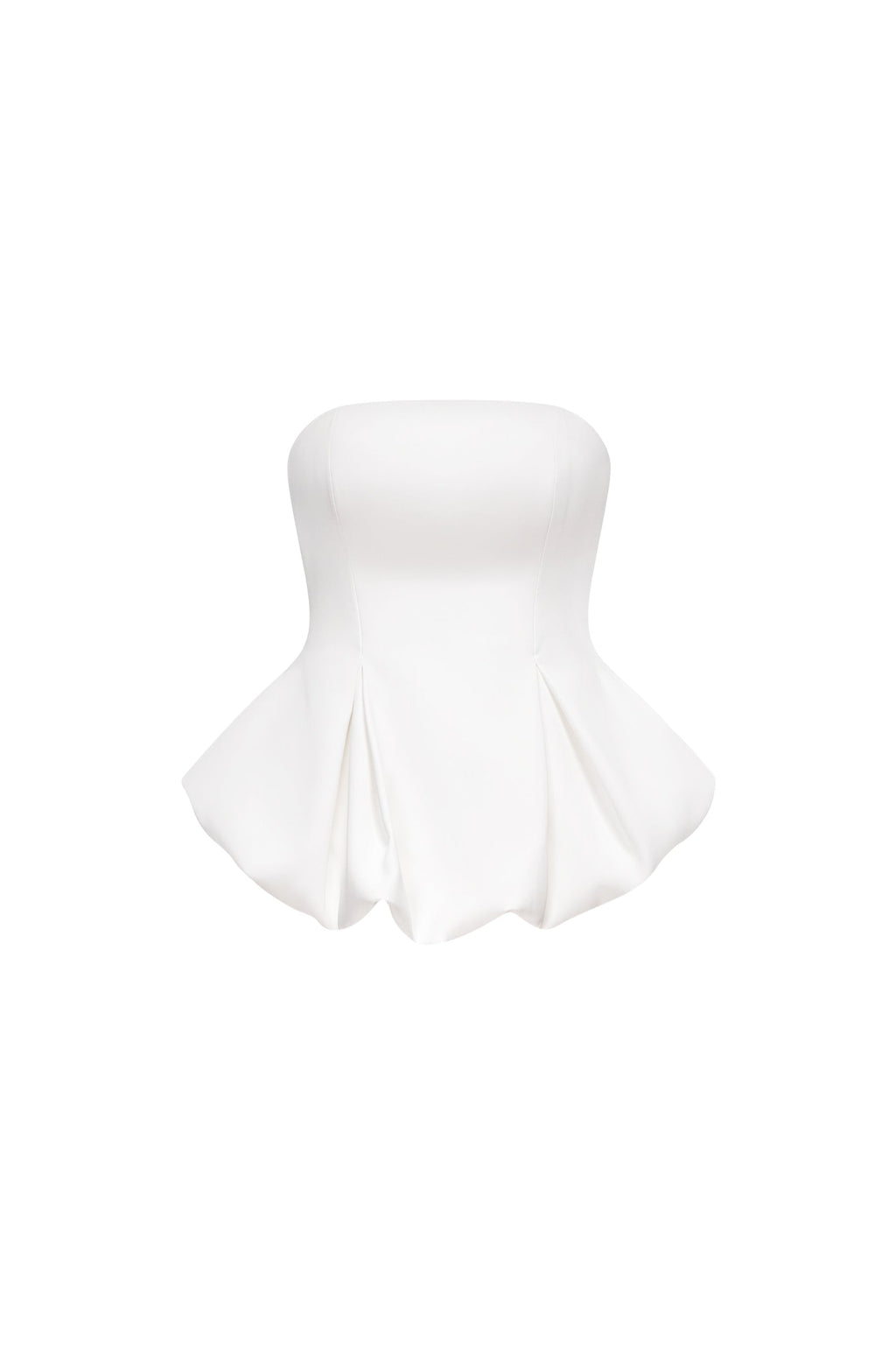 Summerin Strapless Peplum Maxi Set