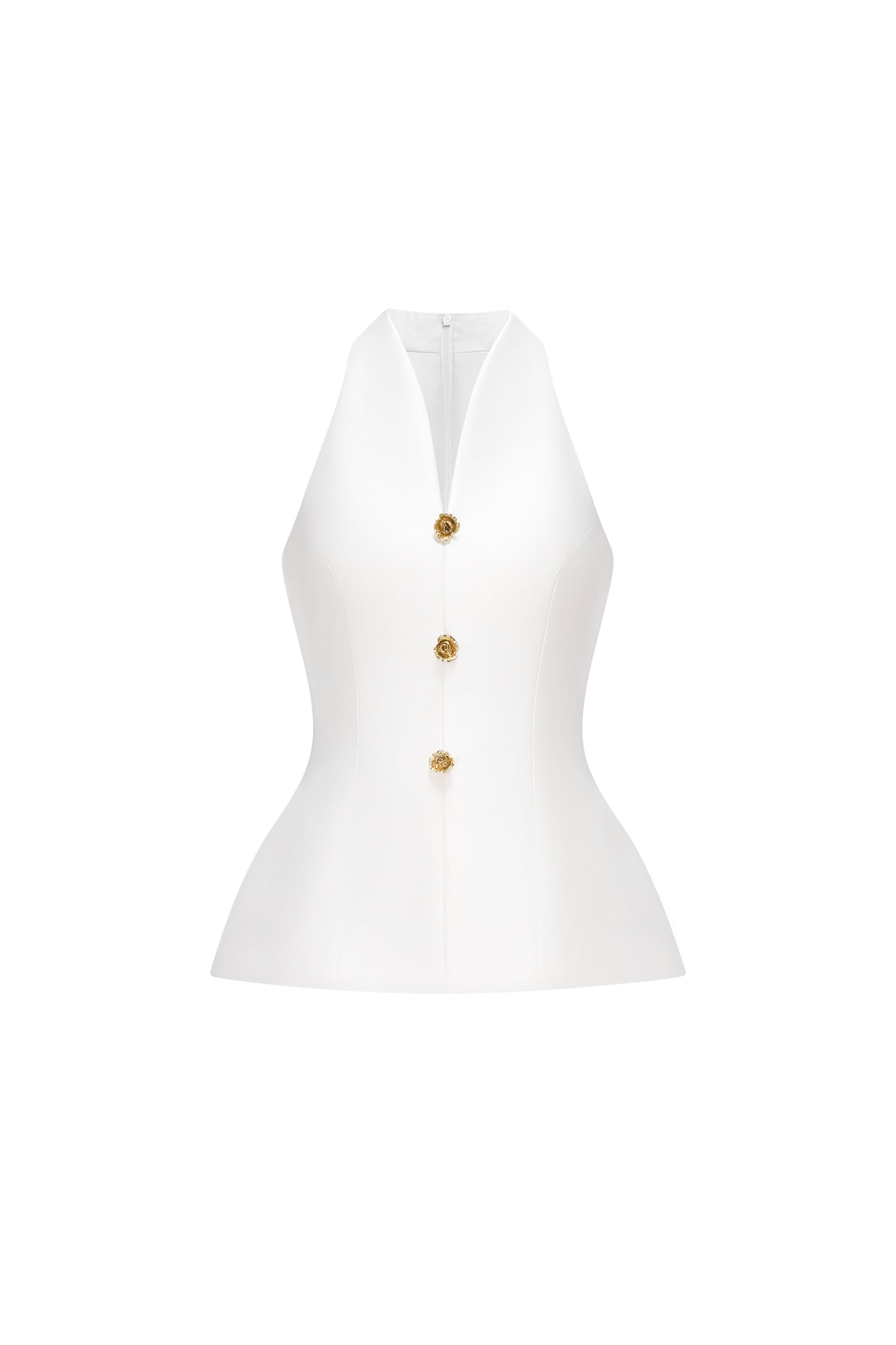Joise Halter Neck Peplum Midi Set
