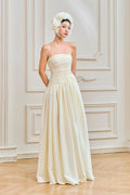 Vivienne Silk A-Line Evening Gown