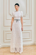Hazel Lace A Line Maxi Dress