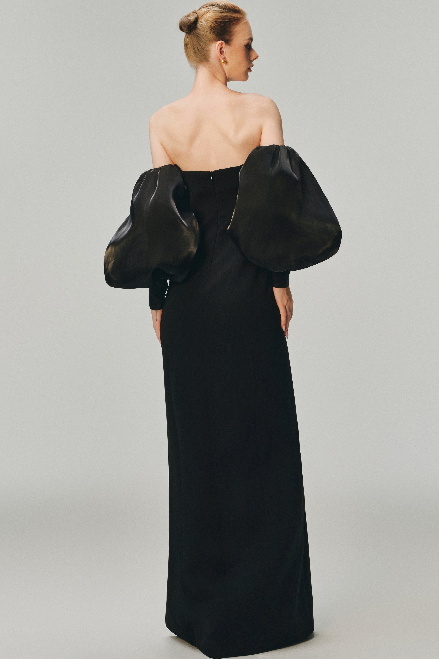 Rosalie Off Shoulder Draped Maxi Gown