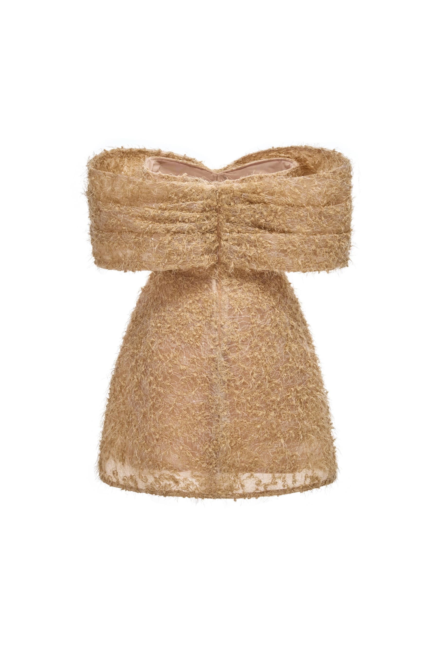 Off-Shoulder Lace Corset Mini Dress